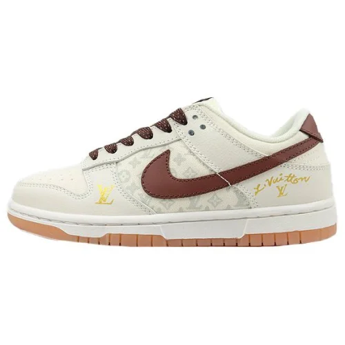 Louis Vuitton x Nike Dunk Low "Gold/Brown"