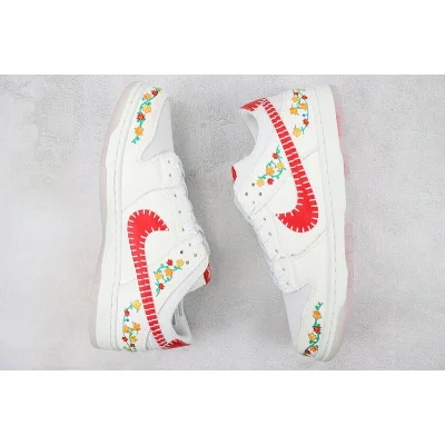 Nike Dunk Low Decon "N7/Opti-Yellow/University Red" фото № 6