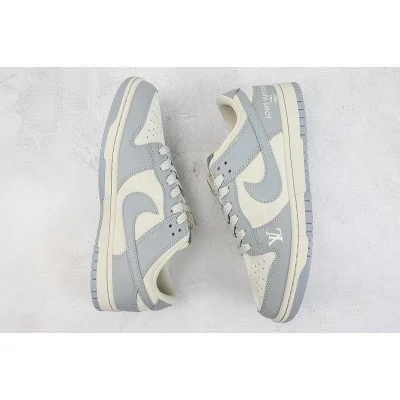 Louis Vuitton x Nike Dunk Low "Virgil/Grey/Off White" фото № 7