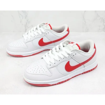 Nike Dunk Low "Vast Grey/Varsity Red" фото № 5