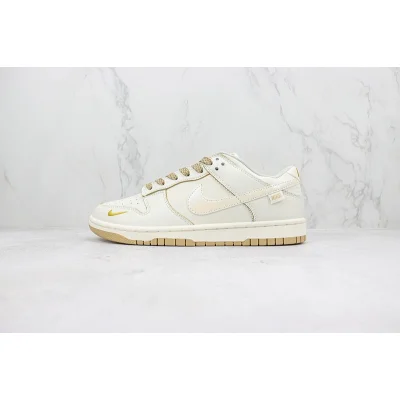 Nike Dunk Low "Off White/Mini Swoosh/Beige" фото № 2 Nike Dunk Low "Off White/Mini Swoosh/Beige" фото № 2