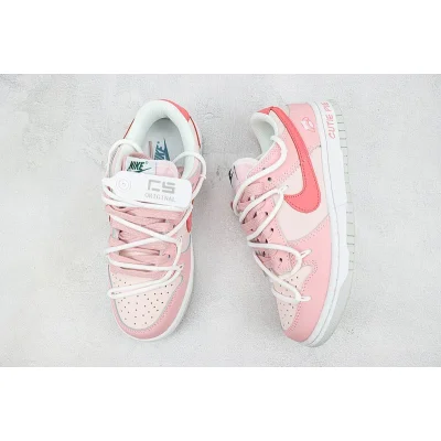 Nike Dunk Low "Red/Pale Coral" фото № 6