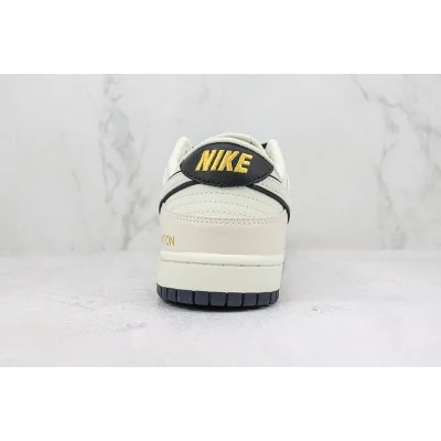 Louis Vuitton x Nike Dunk Low "Gold/Black/Off White" фото № 9
