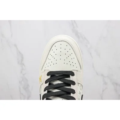 Louis Vuitton x Nike Dunk Low "Gold/Black/Off White" фото № 4