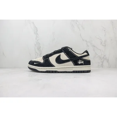Stussy x Nike Dunk Low "Black/Craftpaper Beige" фото № 2
