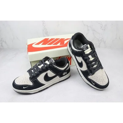 Stussy x Nike Dunk Low "Black/Craftpaper Beige" фото № 7
