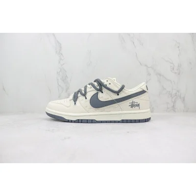 Stussy x Nike Dunk Low "Slate Grey" фото № 2