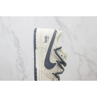 Stussy x Nike Dunk Low "Slate Grey" фото № 3