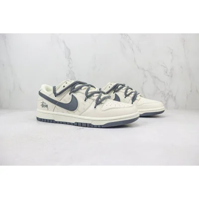Stussy x Nike Dunk Low "Slate Grey" фото № 6