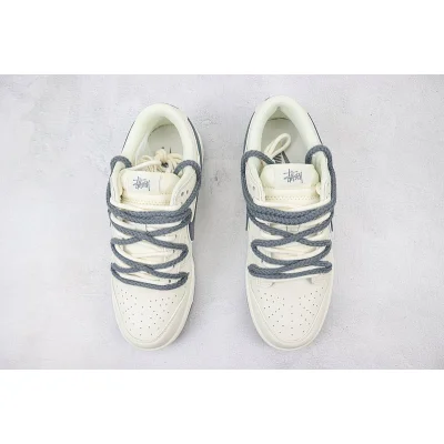 Stussy x Nike Dunk Low "Slate Grey" фото № 7