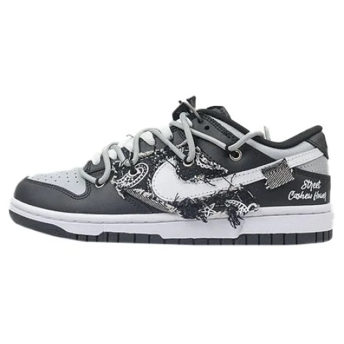 Nike Dunk Low "Jeans Patchwork/Black/Grey"