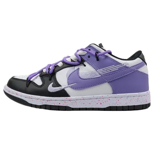 Nike SB Dunk Low "White/Black/Purple"
