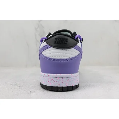 Nike SB Dunk Low "White/Black/Purple" фото № 9