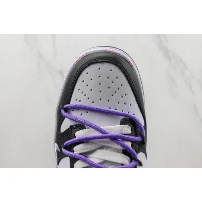 Nike SB Dunk Low "White/Black/Purple" фото № 3