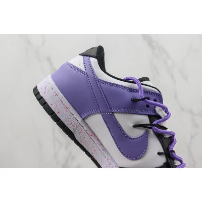 Nike SB Dunk Low "White/Black/Purple" фото № 4