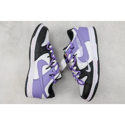 Nike SB Dunk Low "White/Black/Purple" фото № 6