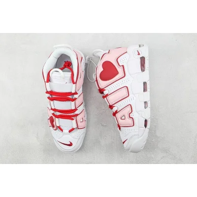 Nike Air More Uptempo 96 QS "White/Pink/Red Love" фото № 6