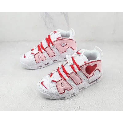 Nike Air More Uptempo 96 QS "White/Pink/Red Love" фото № 7