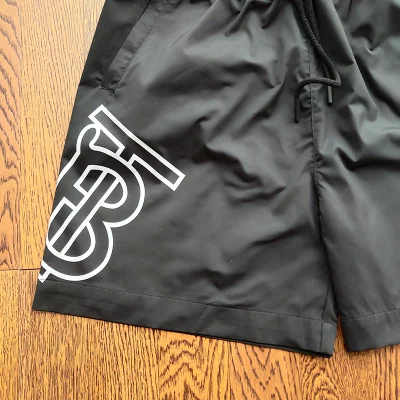 Шорты Burberry Cotton With Stripes "Black" фото № 8