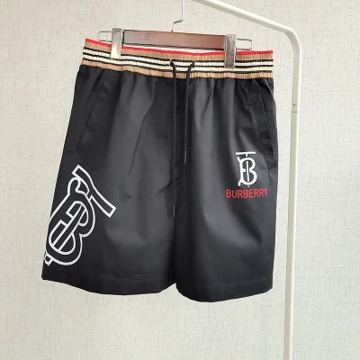 Шорты Burberry Cotton With Stripes "Black" фото № 4