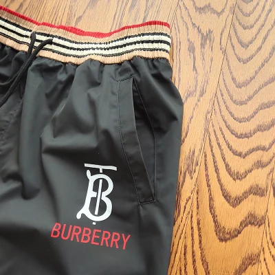 Шорты Burberry Cotton With Stripes "Black" фото № 6