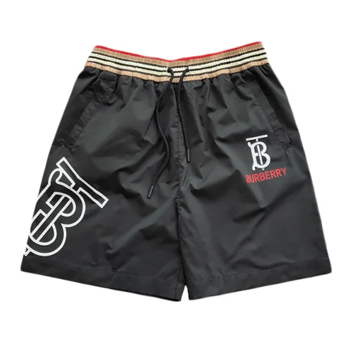 Шорты Burberry Cotton With Stripes "Black"