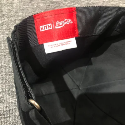 Кепка Kith With Logo Coca Cola "Black" фото № 2