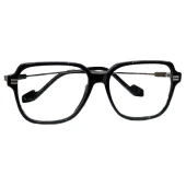 Оправа для очков Gentle Monster Big Lenses And Stripes On Frame Front "Black/Silver"