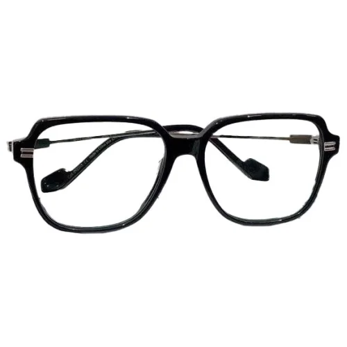 Оправа для очков Gentle Monster Big Lenses And Stripes On Frame Front "Black/Silver"