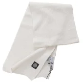 Шарф Stone Island Knitted Logo Patched "White"