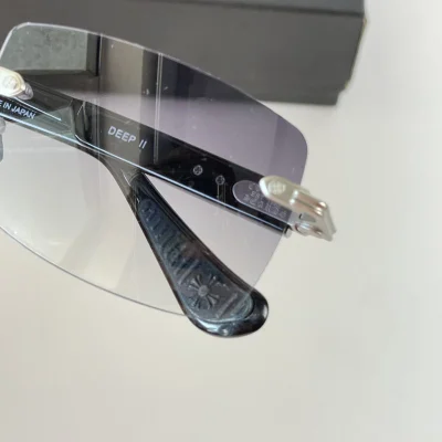 Солнцезащитные очки Chrome Hearts Rectangle Form Without Frame "Black" фото № 7