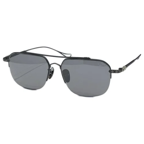 Солнцезащитные очки Chrome Hearts Lenses Connect By Top Line "Black"