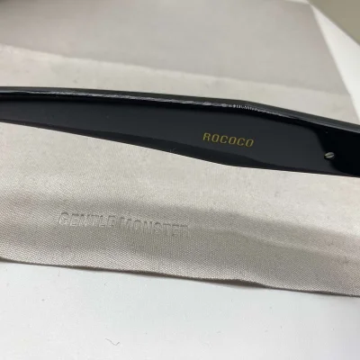 Солнцезащитные очки Gentle Monster Cat Eye Shaped Decorated By Logo "Black" фото № 4