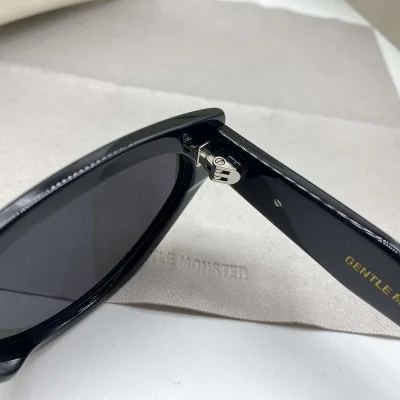 Солнцезащитные очки Gentle Monster Cat Eye Shaped Decorated By Logo "Black" фото № 3