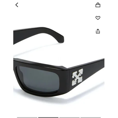 Солнцезащитные очки Off White Temples Decorated By Arrows "Black" фото № 3 Солнцезащитные очки Off White Temples Decorated By Arrows "Black" фото № 3