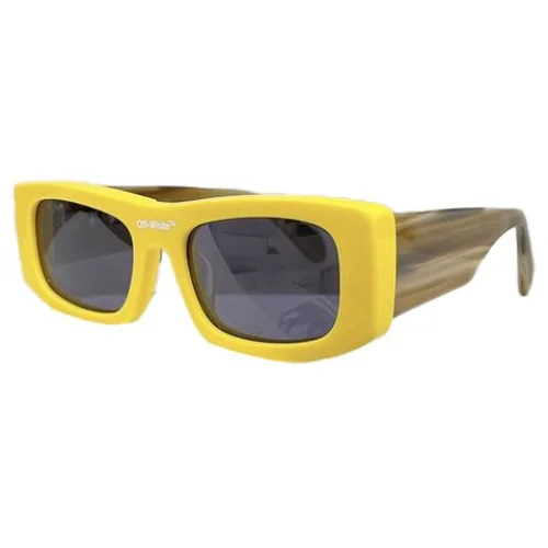 Солнцезащитные очки Off White Colorful Frame And Wide Temples "Yellow"