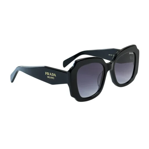 Солнцезащитные очки Prada Frame With Cut Edges "Black"