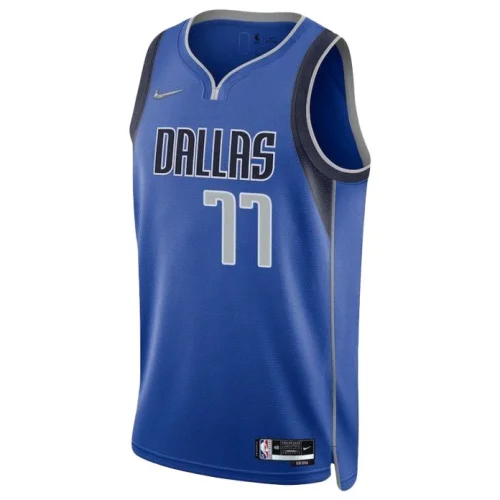 Баскетбольная Джерси Nike Dallas Mavericks 21-22 №77 Luka Doncic "Blue"