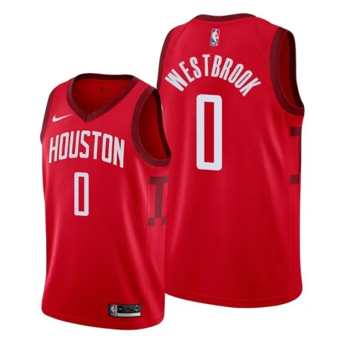 Баскетбольная Джерси Nike X NBA Houston Rockets №0 Russell Westbrook "Red"