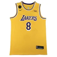 Баскетбольная Джерси Nike Los Angeles Lakers №8+24 Kobe Bryant "Yellow"