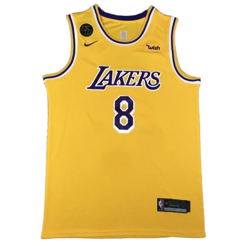 Баскетбольная Джерси Nike Los Angeles Lakers №8+24 Kobe Bryant "Yellow"