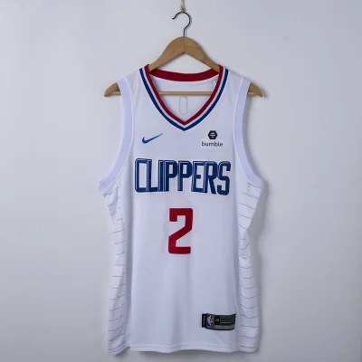 Баскетбольная Джерси Nike Los Angeles Clippers №2 Kawhi Leonard "White" фото № 6
