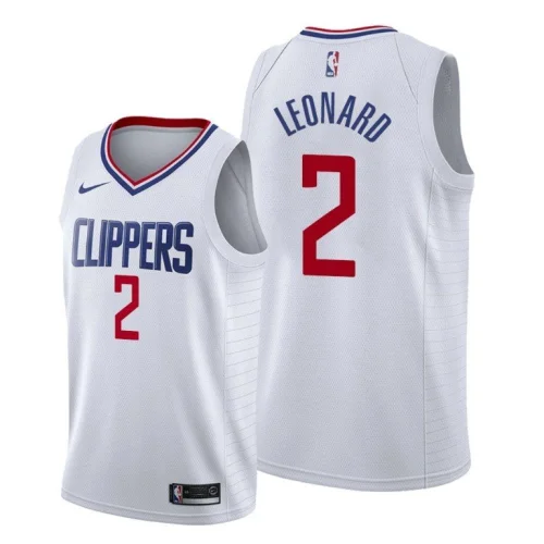 Баскетбольная Джерси Nike Los Angeles Clippers №2 Kawhi Leonard "White"