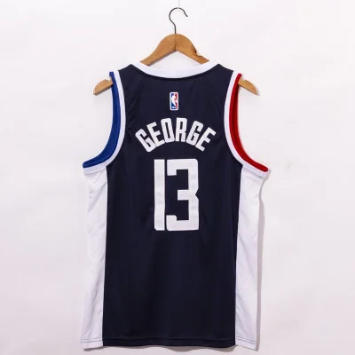 Баскетбольная Джерси Nike Los Angeles Clippers 20-21 №13 Paul George "Black" фото № 2