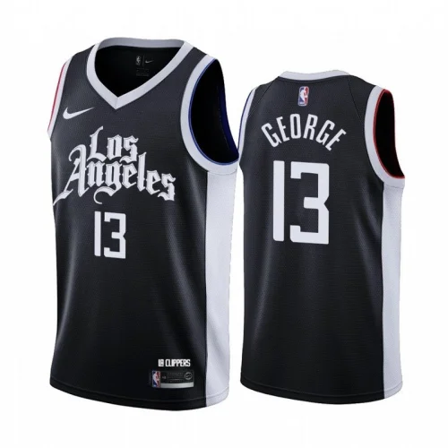 Баскетбольная Джерси Nike Los Angeles Clippers 20-21 №13 Paul George "Black"