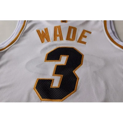Баскетбольная Джерси Nike Miami Heat 19-20 №3 Dwyane Wade "White" фото № 2