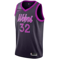 Баскетбольная Джерси Nike Minnesota Timberwolves 18-19 №32 Karl-Anthony Towns "Violet"