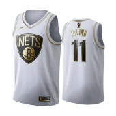 Баскетбольная Джерси Nike Brooklyn Nets 19-20 №11 Kyrie Irving With Logo "White"