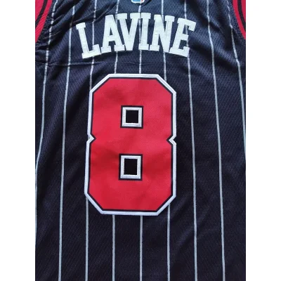 Баскетбольная Джерси Nike Chicago Bulls 19-20 №8 Zach LaVine "Black" фото № 2