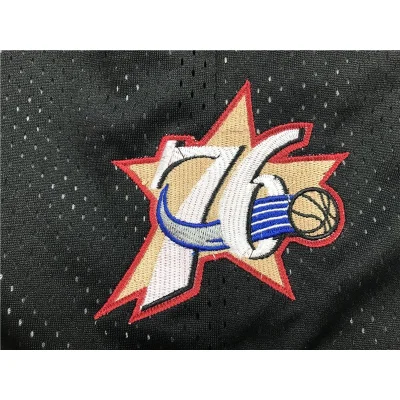 Баскетбольные Шорты Just Don Philadelphia 76ers "Black" фото № 3